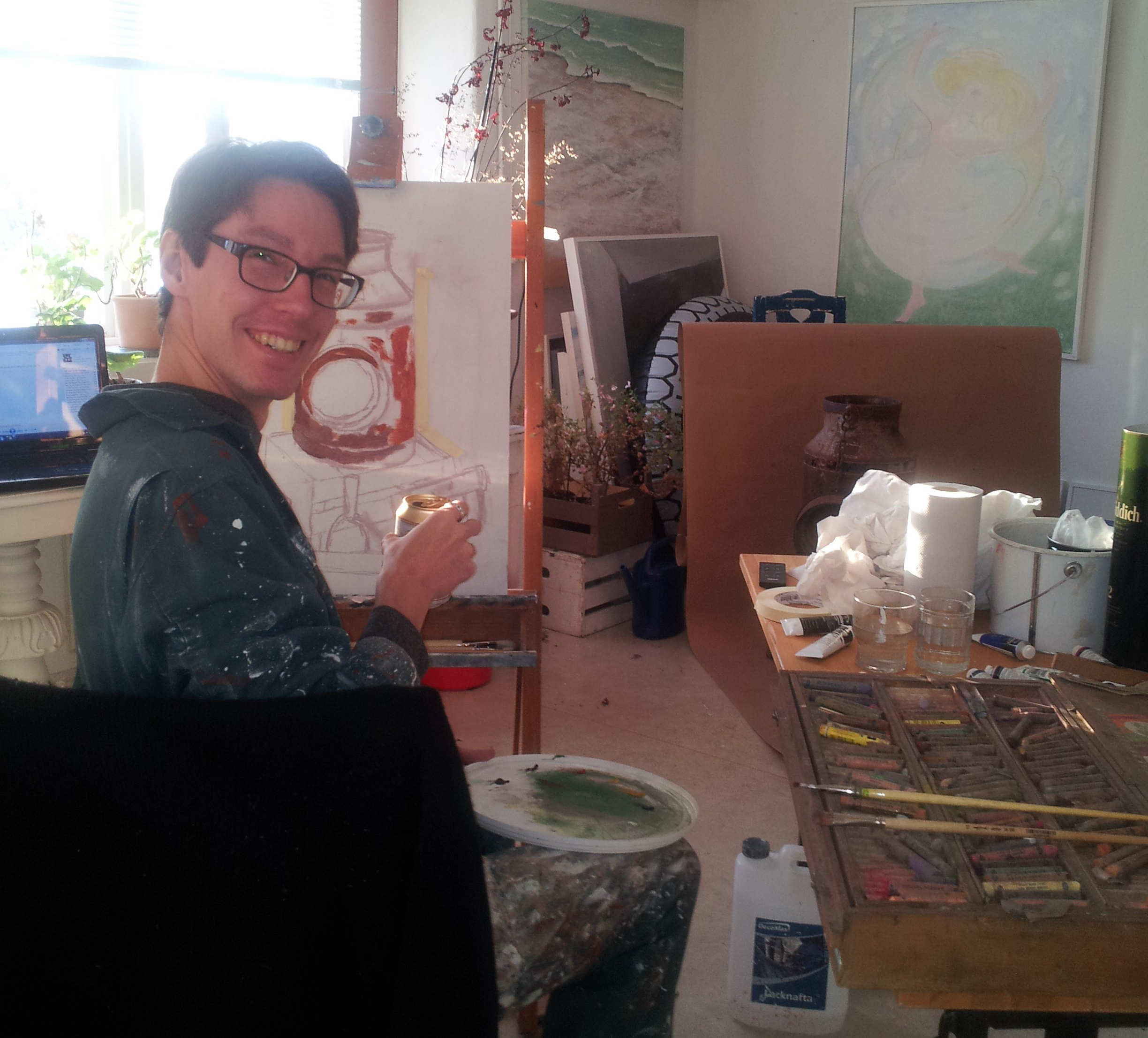 2012.12 - Me painting